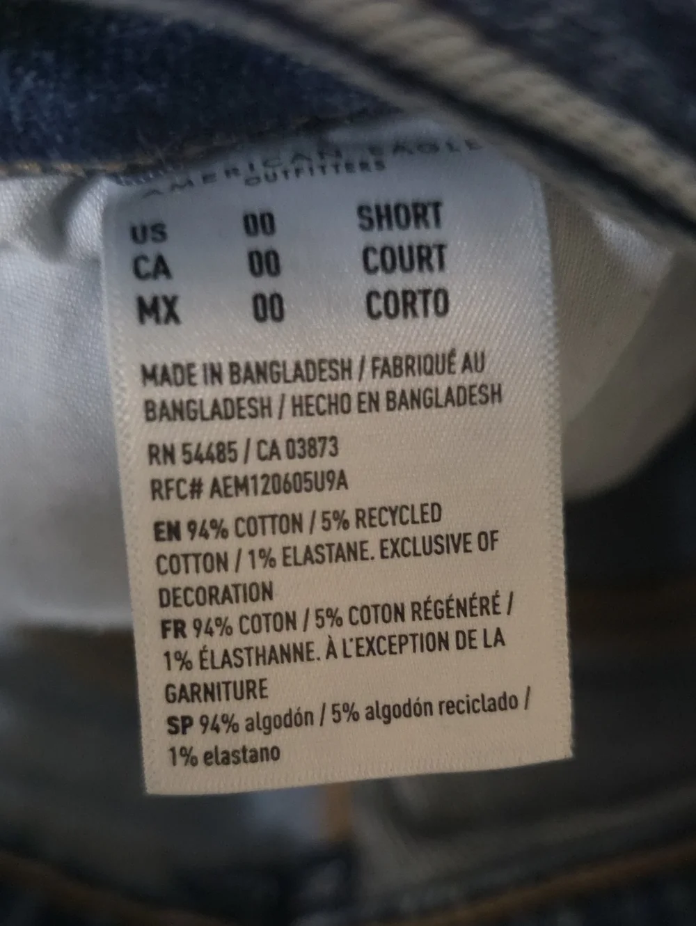 American Eagle Outfitters High-Rise Dark Blue Mom Jeans